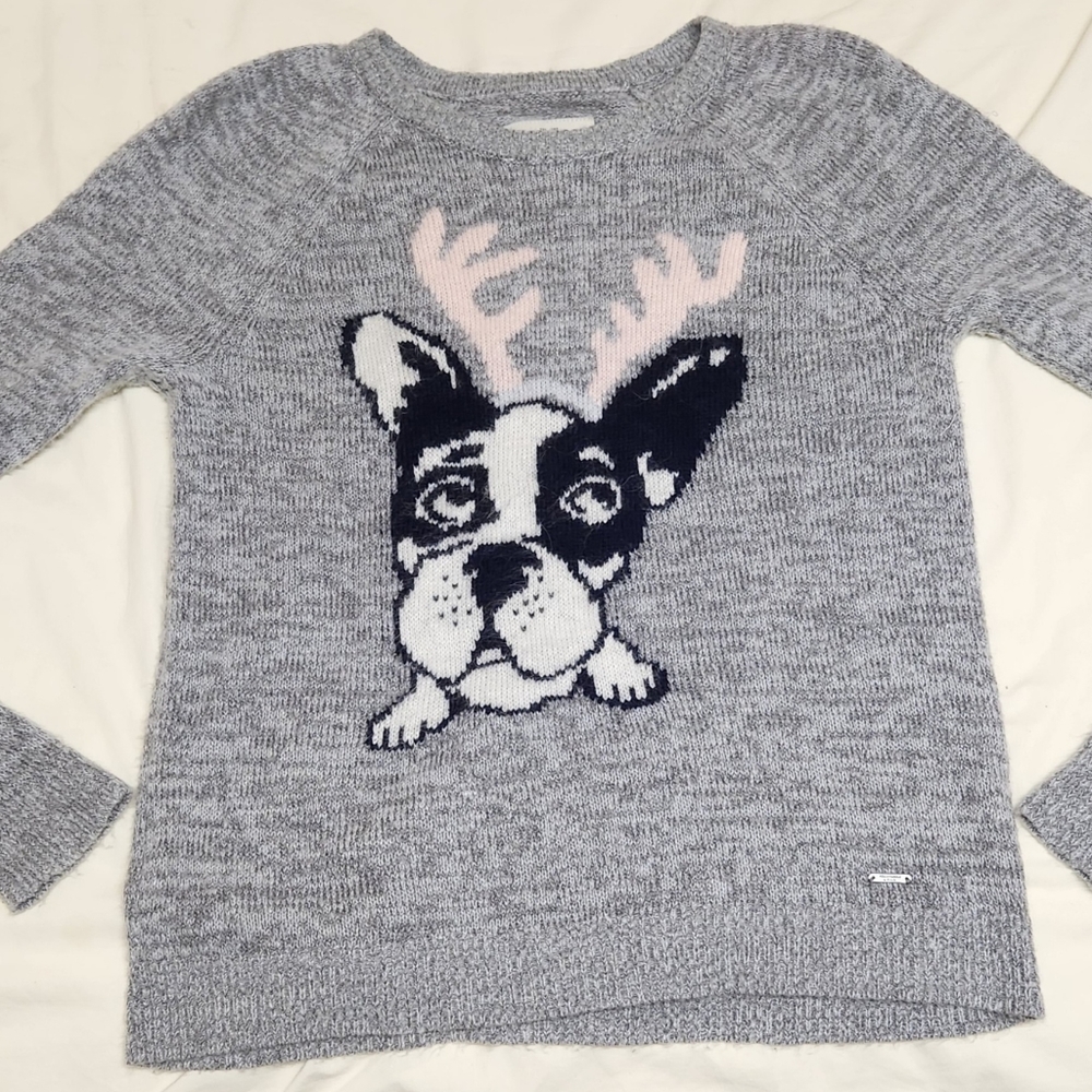 ABERCROMBIE FITCH PUPPY XMAS SWEATER